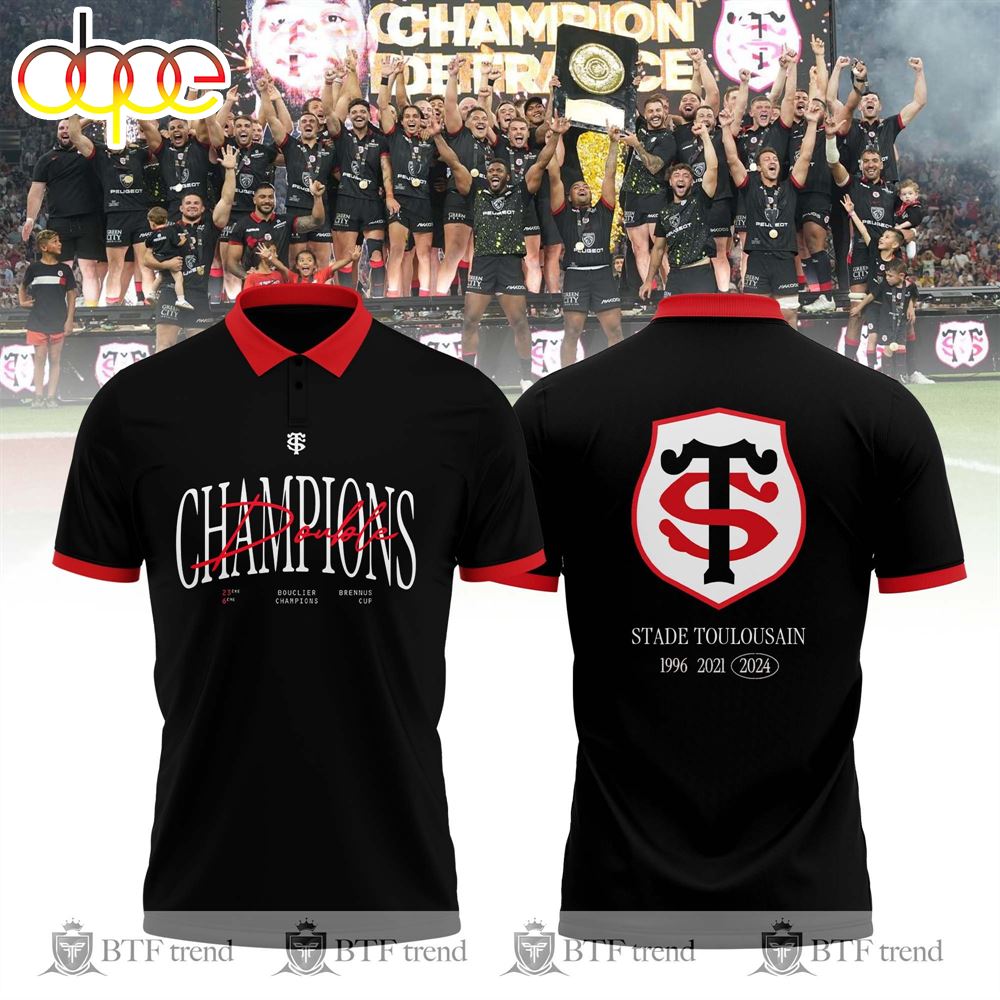 Double Champions Stade Toulousain 2024 Champions Polo