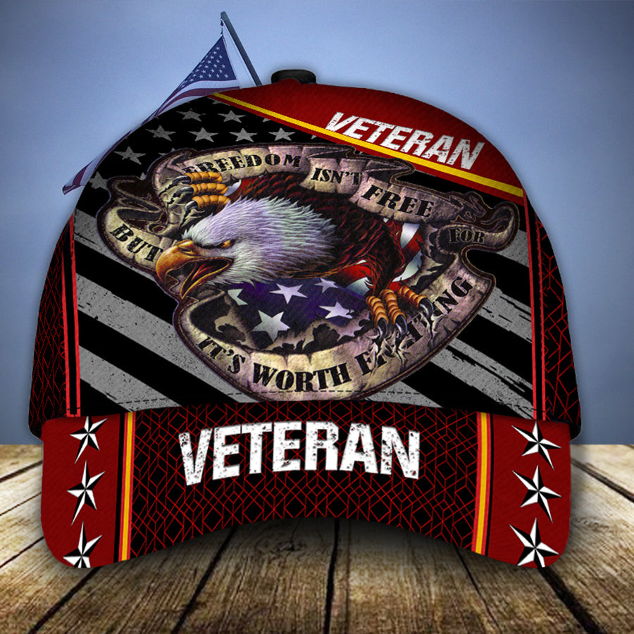 Freedom Isn't Free Veteran Classic Cap