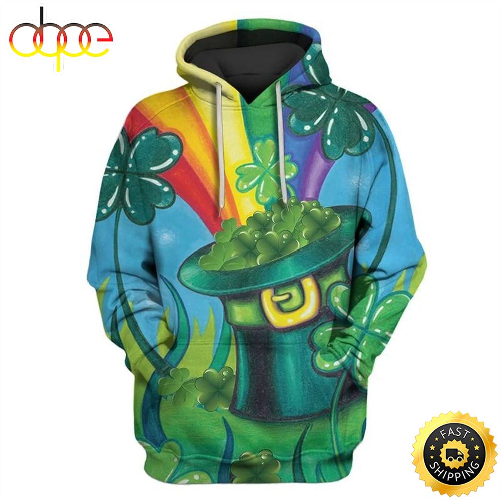 Funny Saint Patricks Day Happy Patrick's Day 3d Hoodie All Over Print Shirt