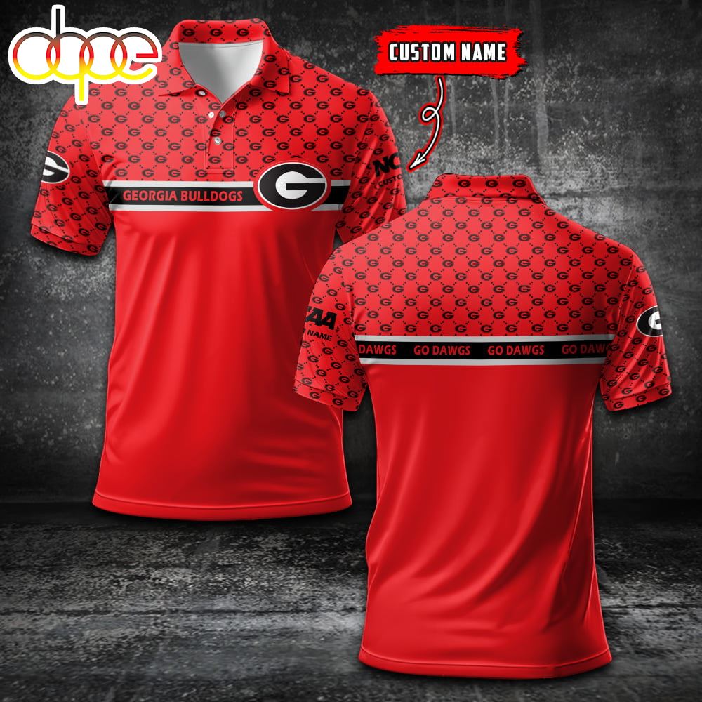 Georgia Bulldogs Custom Name Sports For Fan Polo Shirt