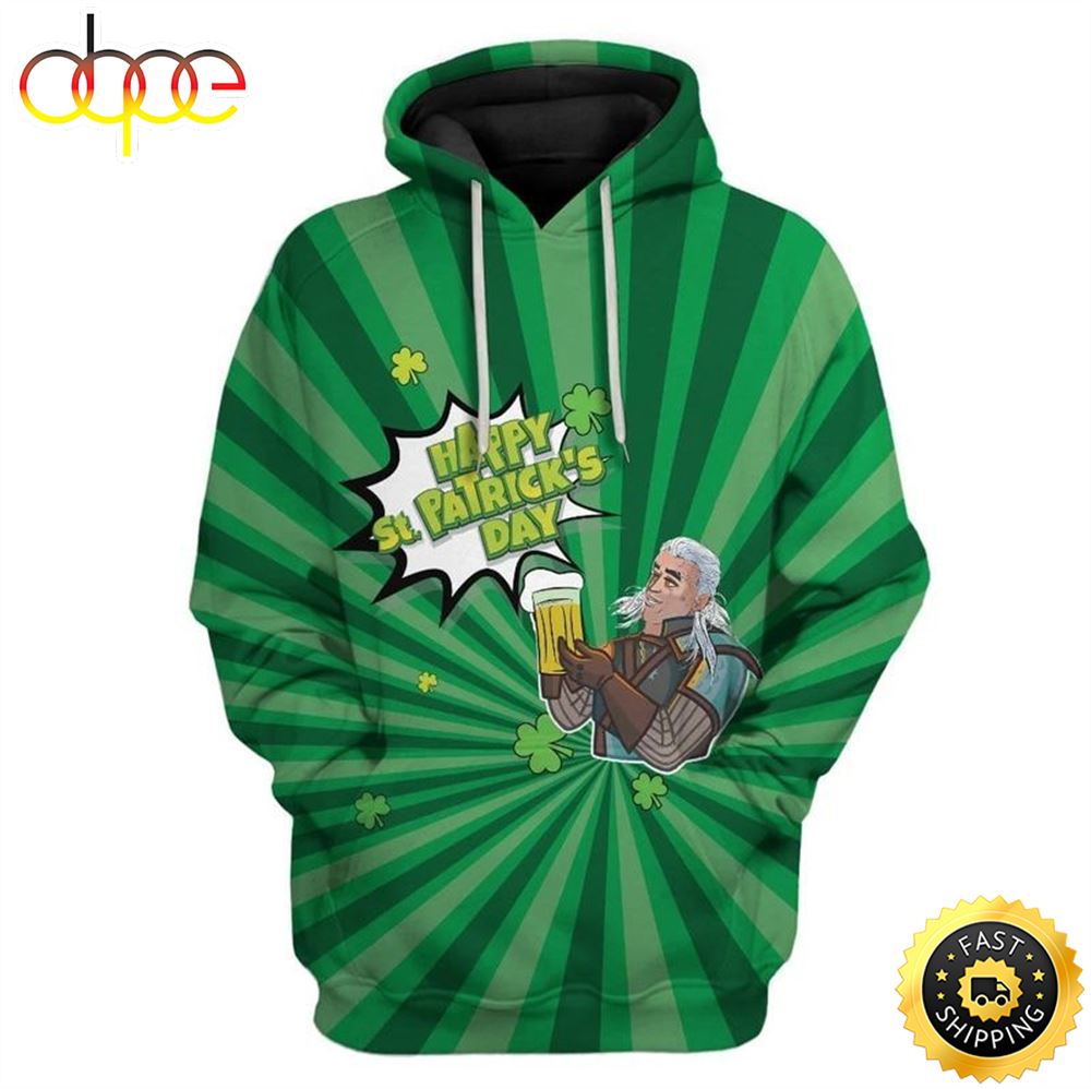 Happy St Patricks Day Happy Patrick's Day 3d Hoodie All Over Print Shirt