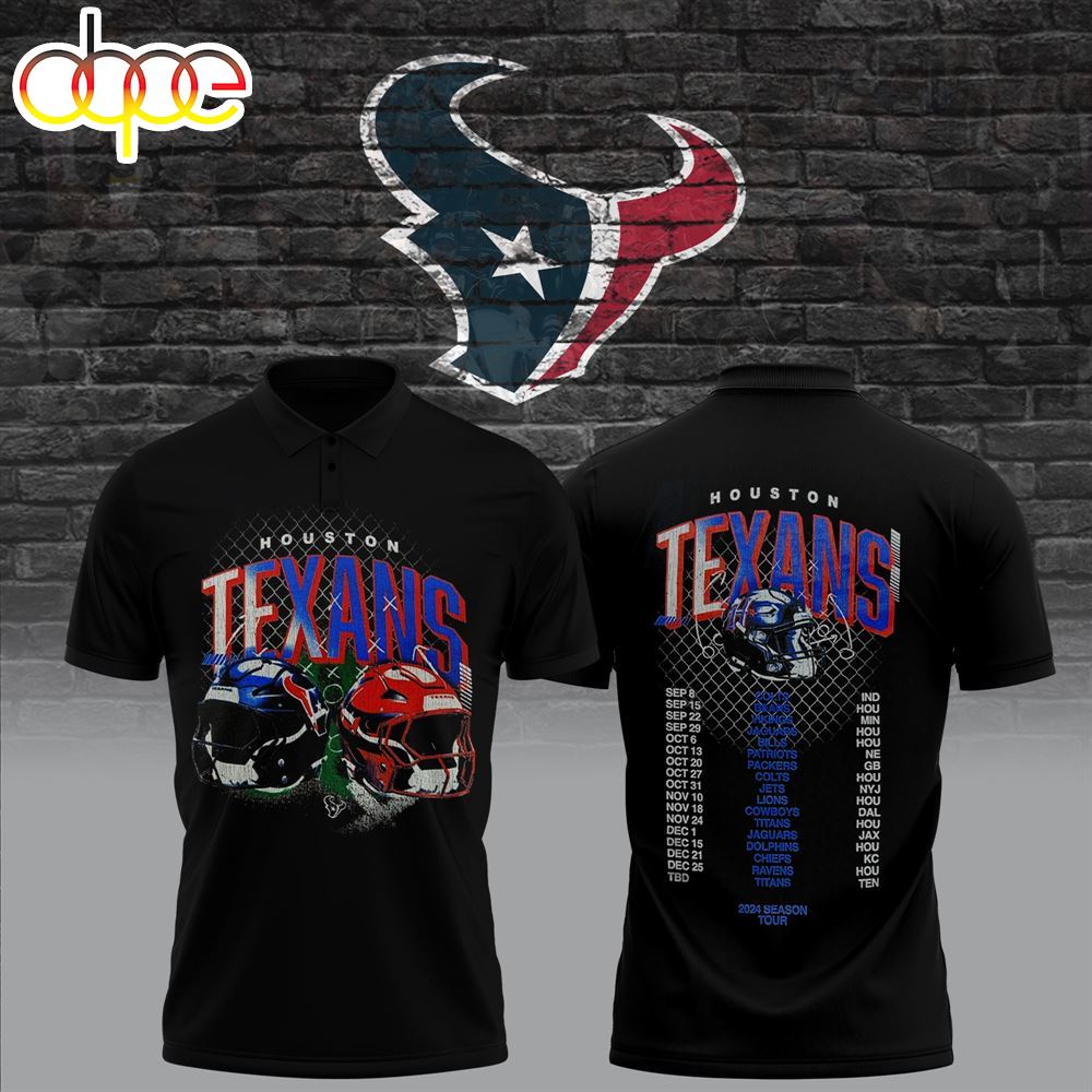Houston Texans Schedule NFL Polo Shirt