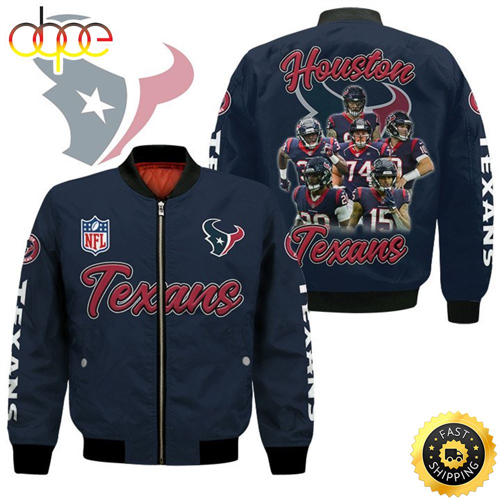 Houston Texans Players Nfl Bomber Jacket