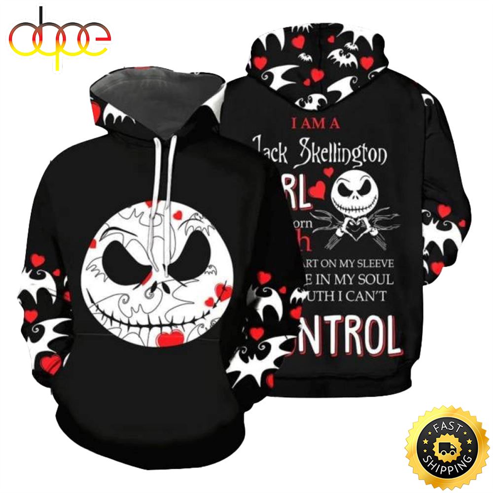 I Am A Jack Skellington Hoodie 3D All Over Print