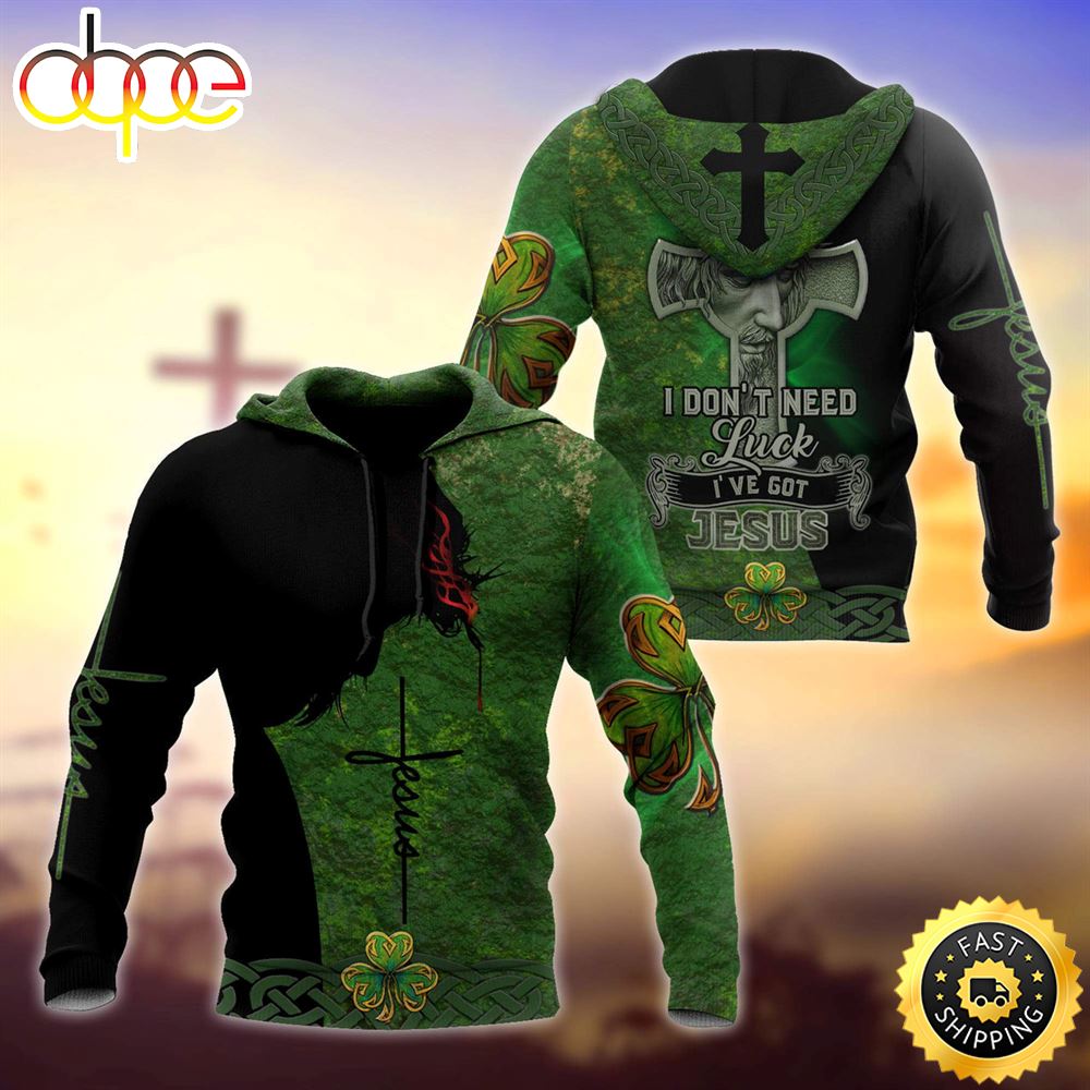 I've Got Jesus Irish St Patrick's Day All Over Print Shirt