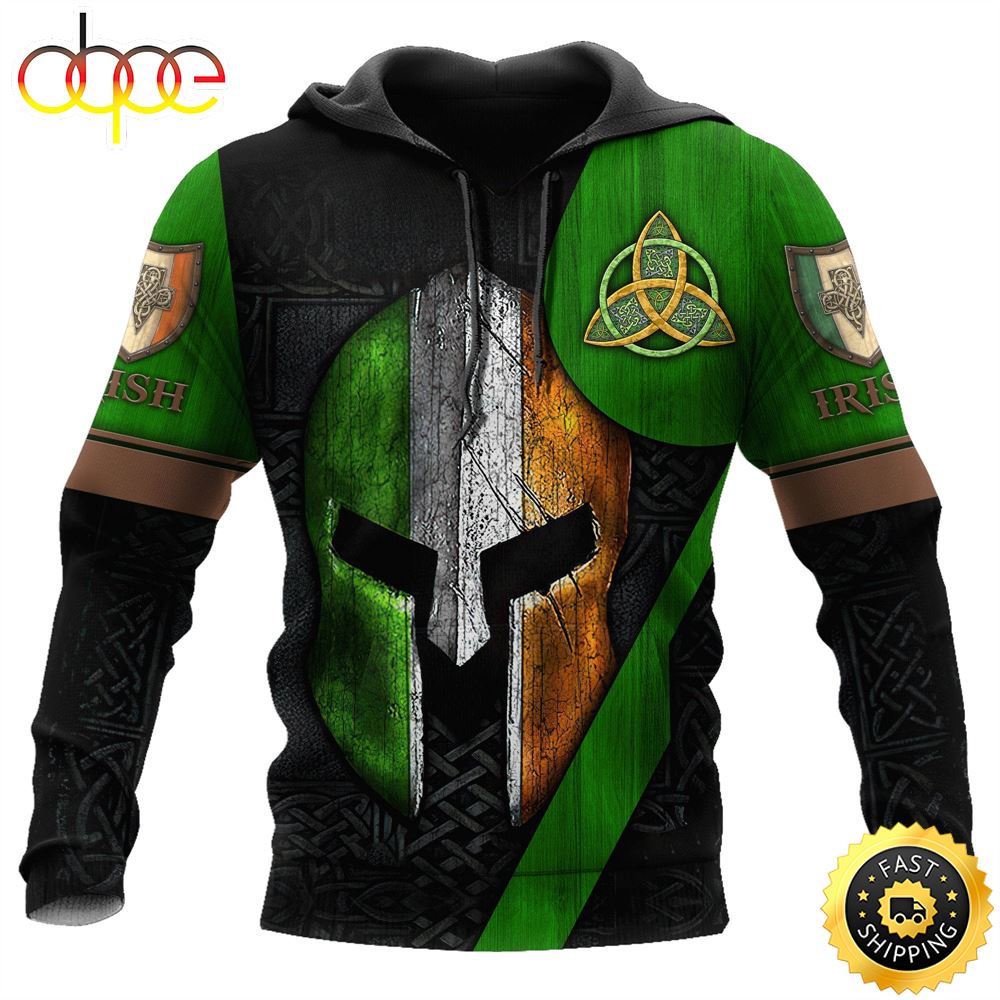 Irish Celtic Knot Warrior 3D All Over Print Shirt