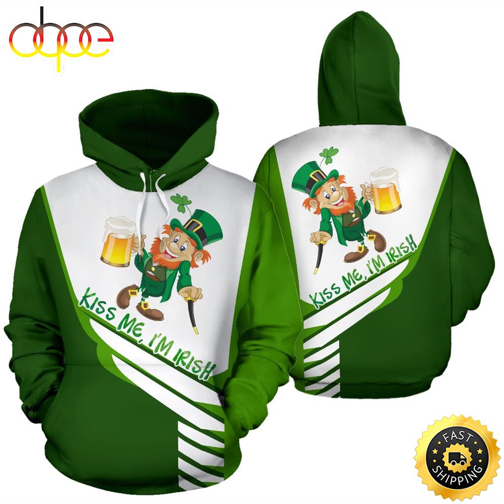 Irish Funny Green St.Patricks Day All Over Print Shirt