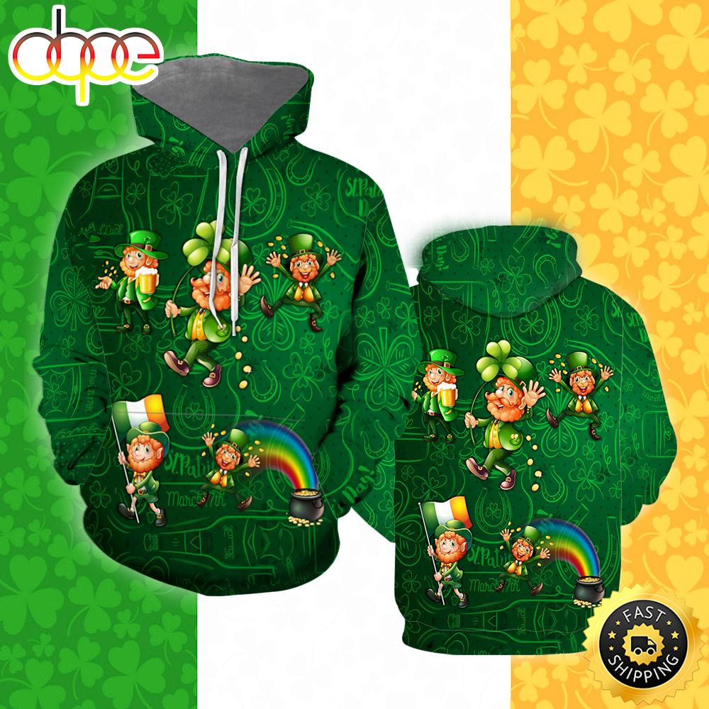 Irish Saint Patrick Day All Over Print Shirt