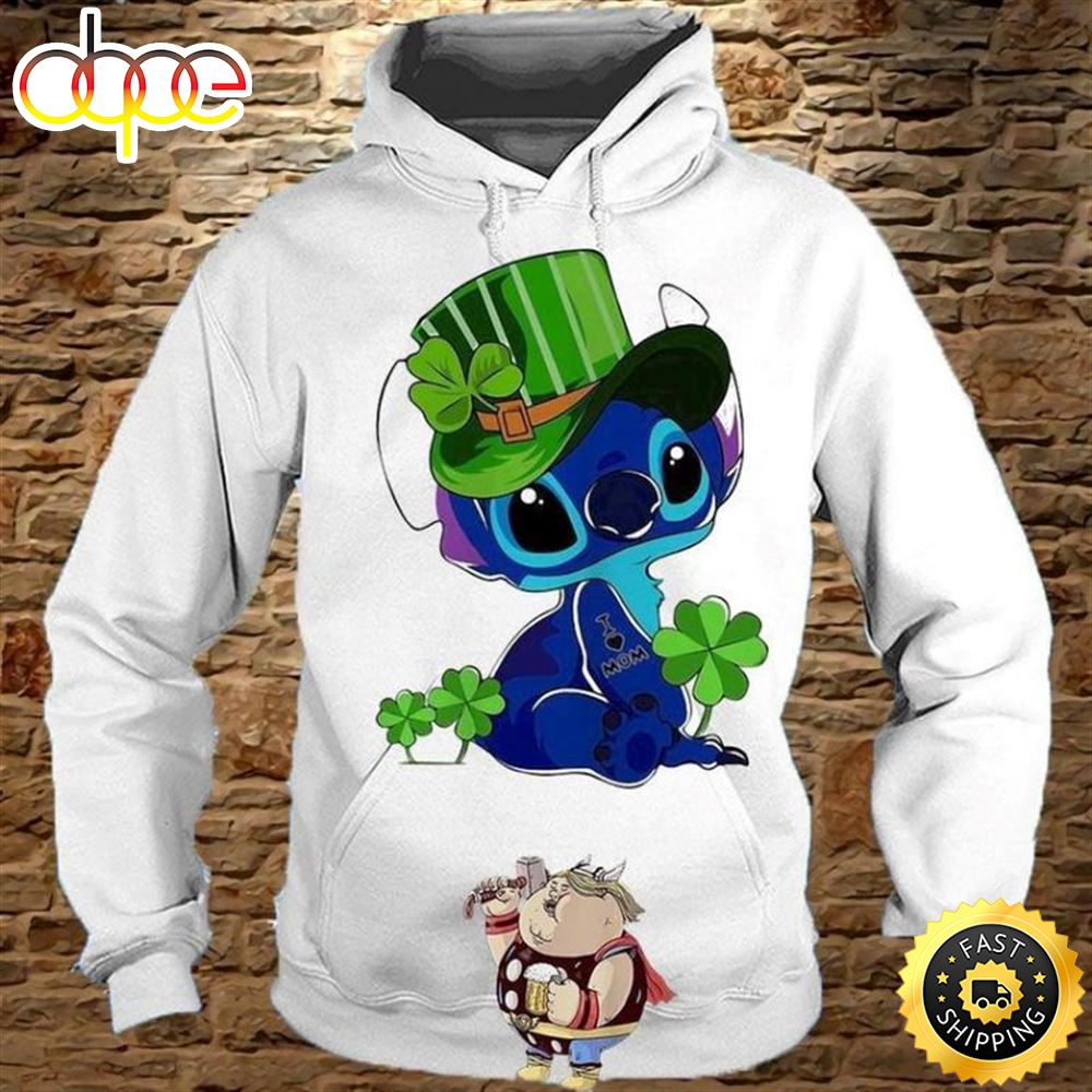 Irish Stitch Happy St. Patricks Day Happy Patrick's Day 3d Hoodie All Over Print Shirt