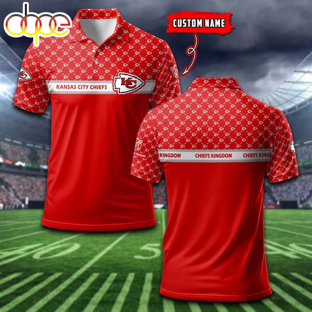 Kansas City Chiefs Custom Name Sports For Fan Polo Shirt