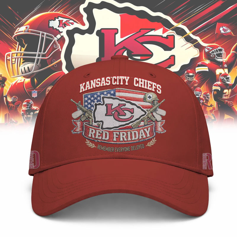 Kansas City Chiefs  NFL RED Friday Classic Baseball Cap