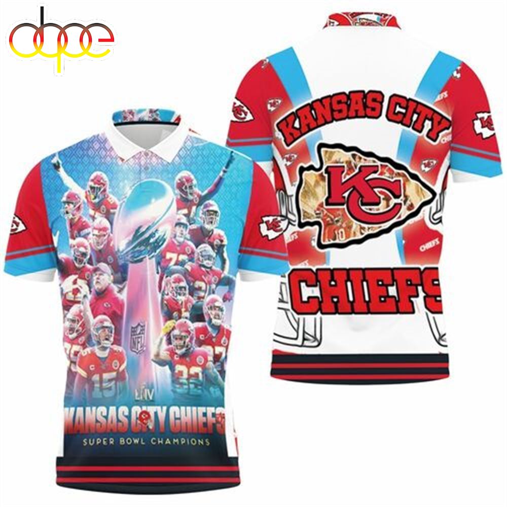 Kansas City Chiefs Super Bowl Champions  Afc West Division Polo Shirt