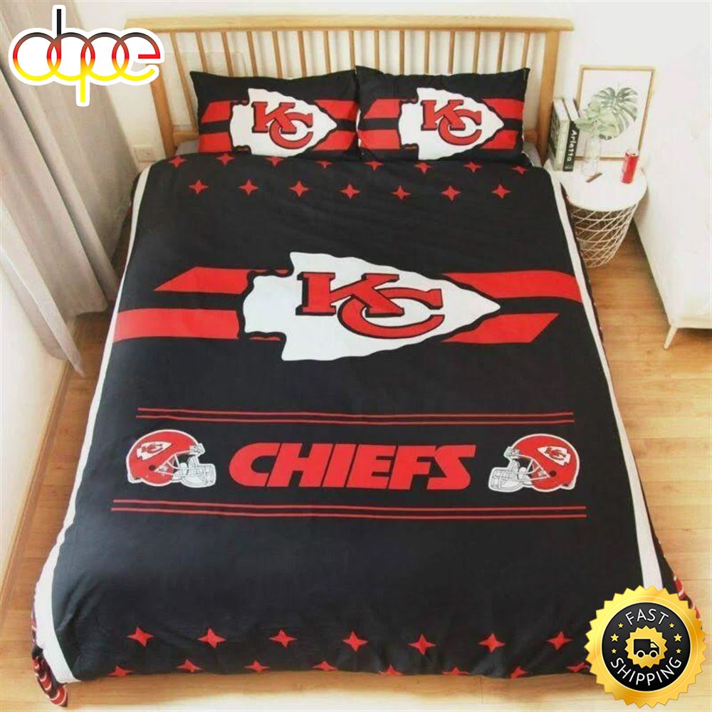 Kansas City Chiefs Nfl Football Team Bedding Sets Duvet Cover Pillowcases