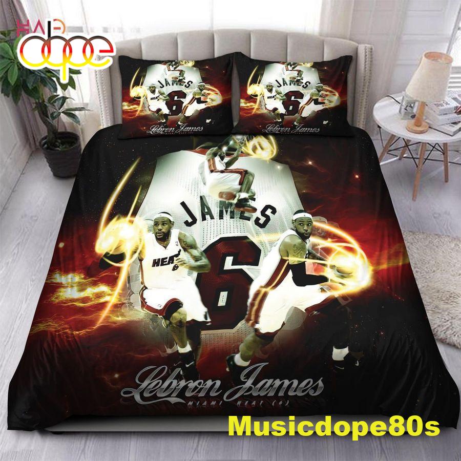 Lebron James Miami Heat NBA Bedding Sets