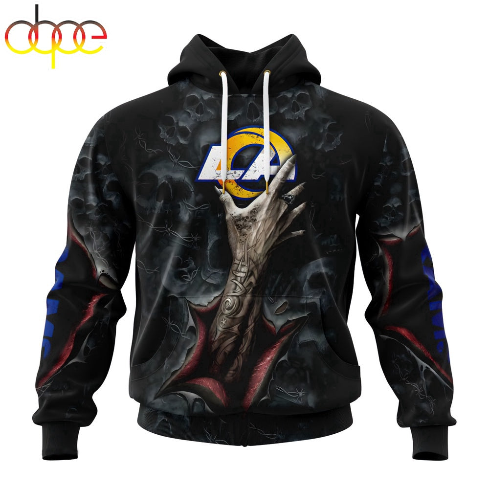 Los Angeles Rams All Over Print Hoodie Shirt Gift For Fans