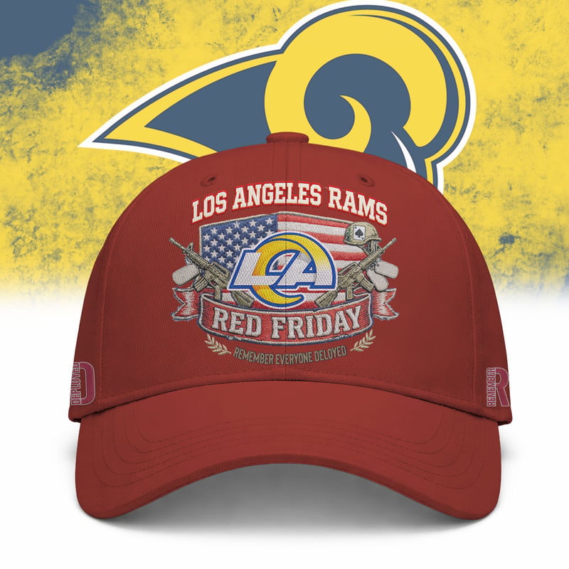Los Angeles Rams  NFL RED Friday Classic Baseball Cap