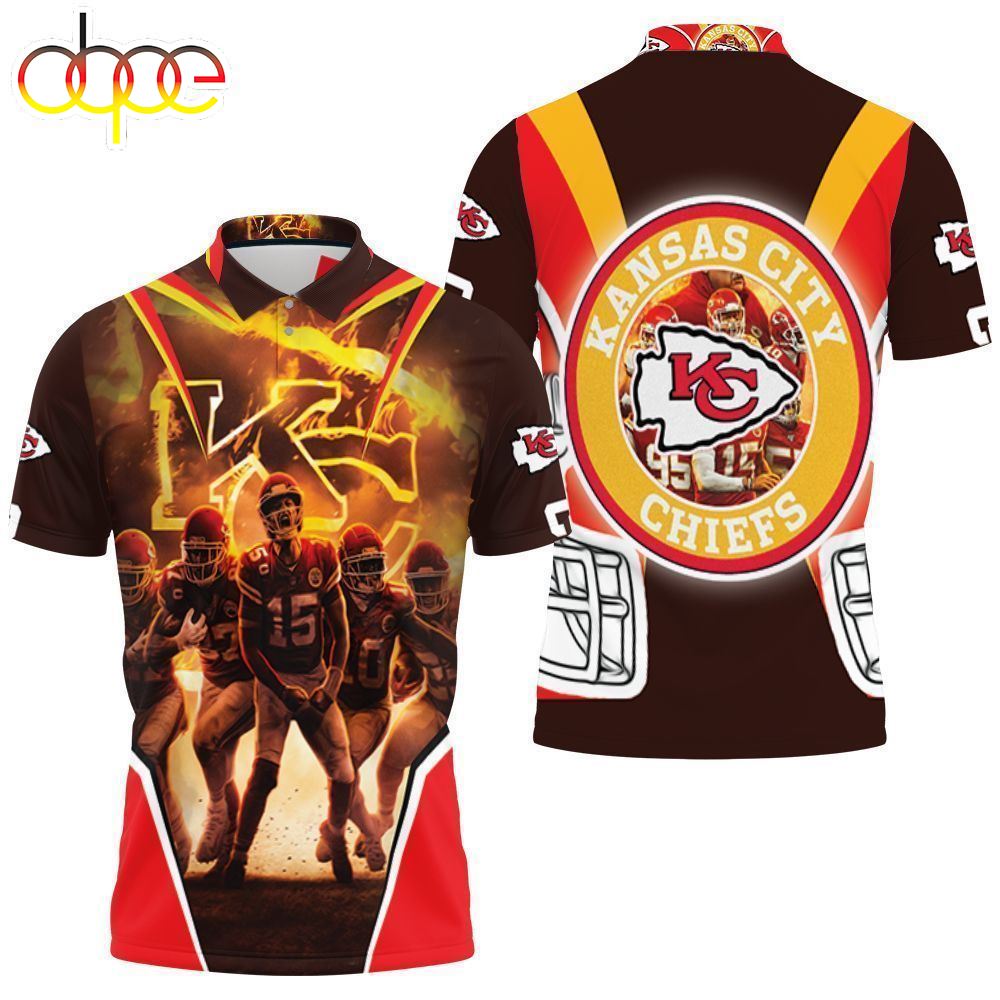Mahomes 15 Hill 10 Kelce 87 Hardman 17 Edwards-helaire 25 Kansas City Chiefs For Fans 3d Polo Shirt