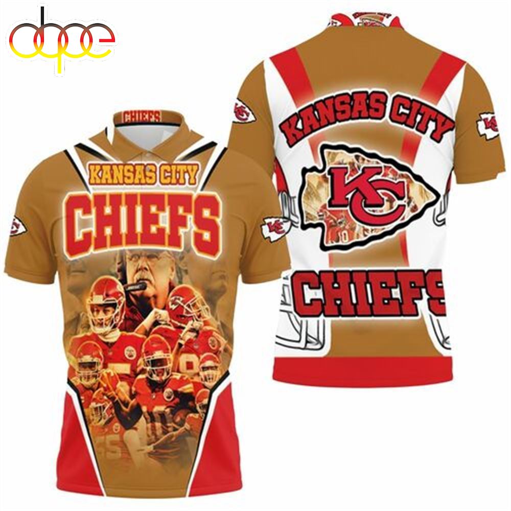 Mahomes 15 Kelce 87 Mathieu 32 Clark 55 Jones 95 Hardman Jr 17 Hill 10 Kansas City Chiefs Andy Reid Lamar Hunt Clark Hunt Polo Shirt