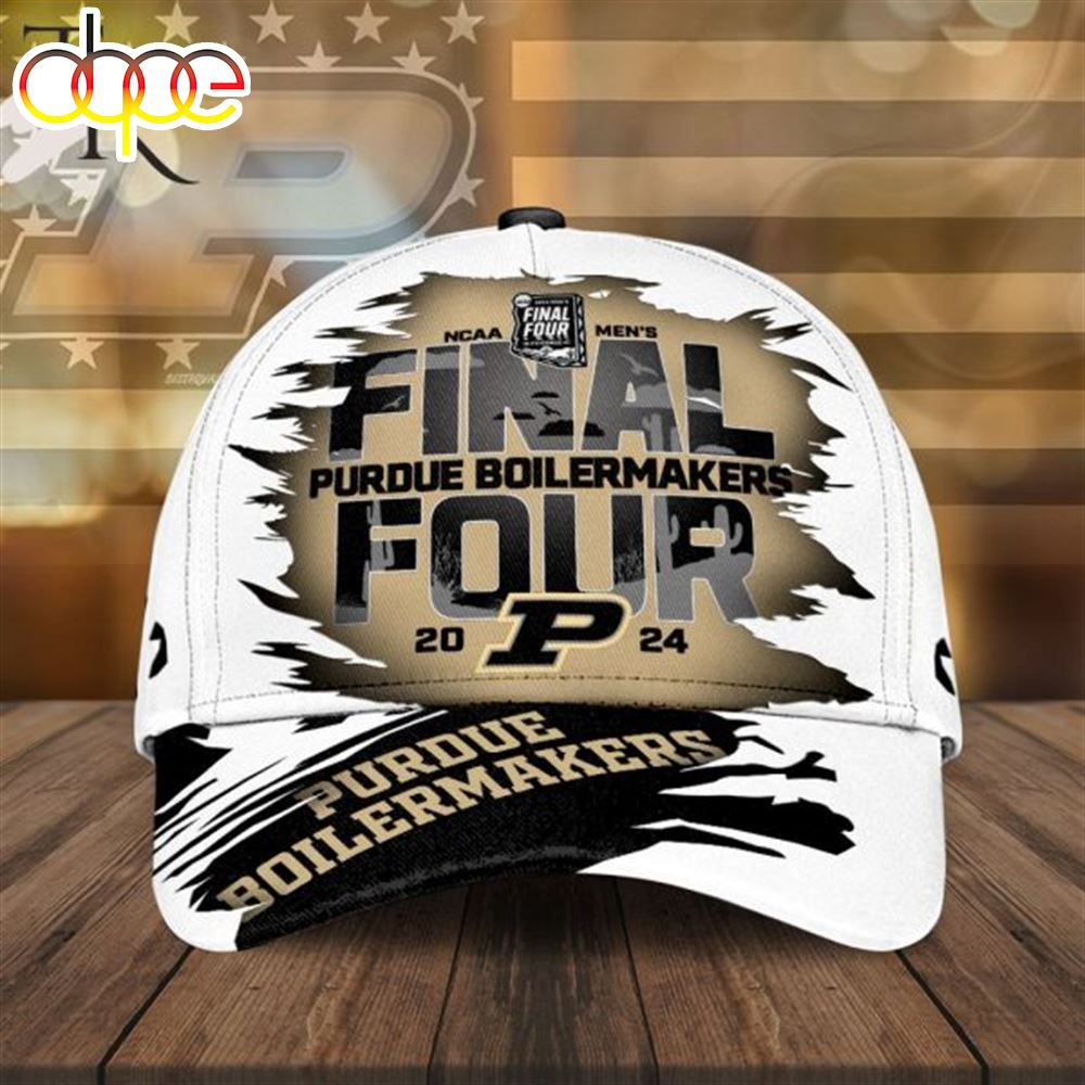 Men’s Basketball Final Four 2024 Purdue Boilermakers Classic Cap