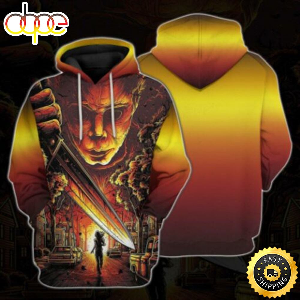 Michael Myers Halloween 3D All Over Printed Shirts For Men And Women