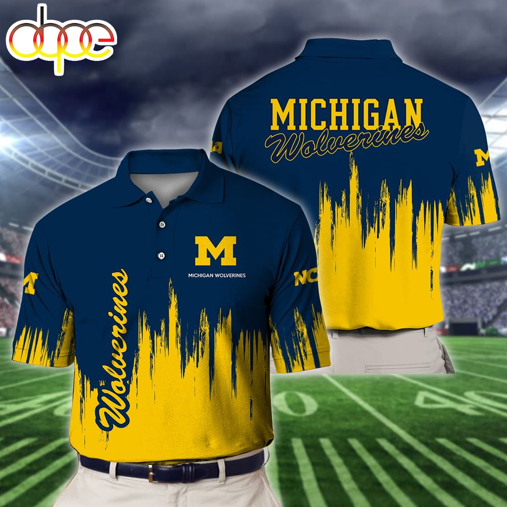 Michigan Wolverines Sport Polo Shirt Gift For Fans