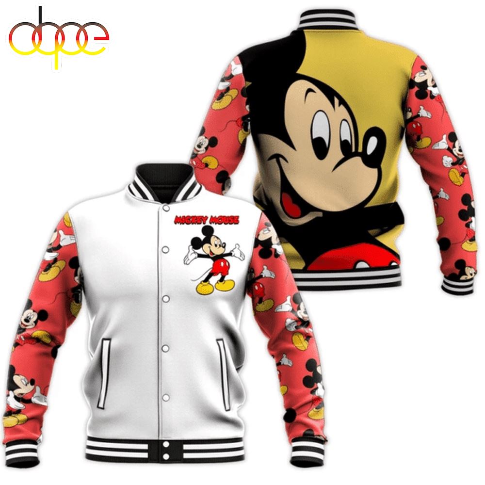 Mickey Mouse Disney For Mickey Moyse Fans Baseball Jacket