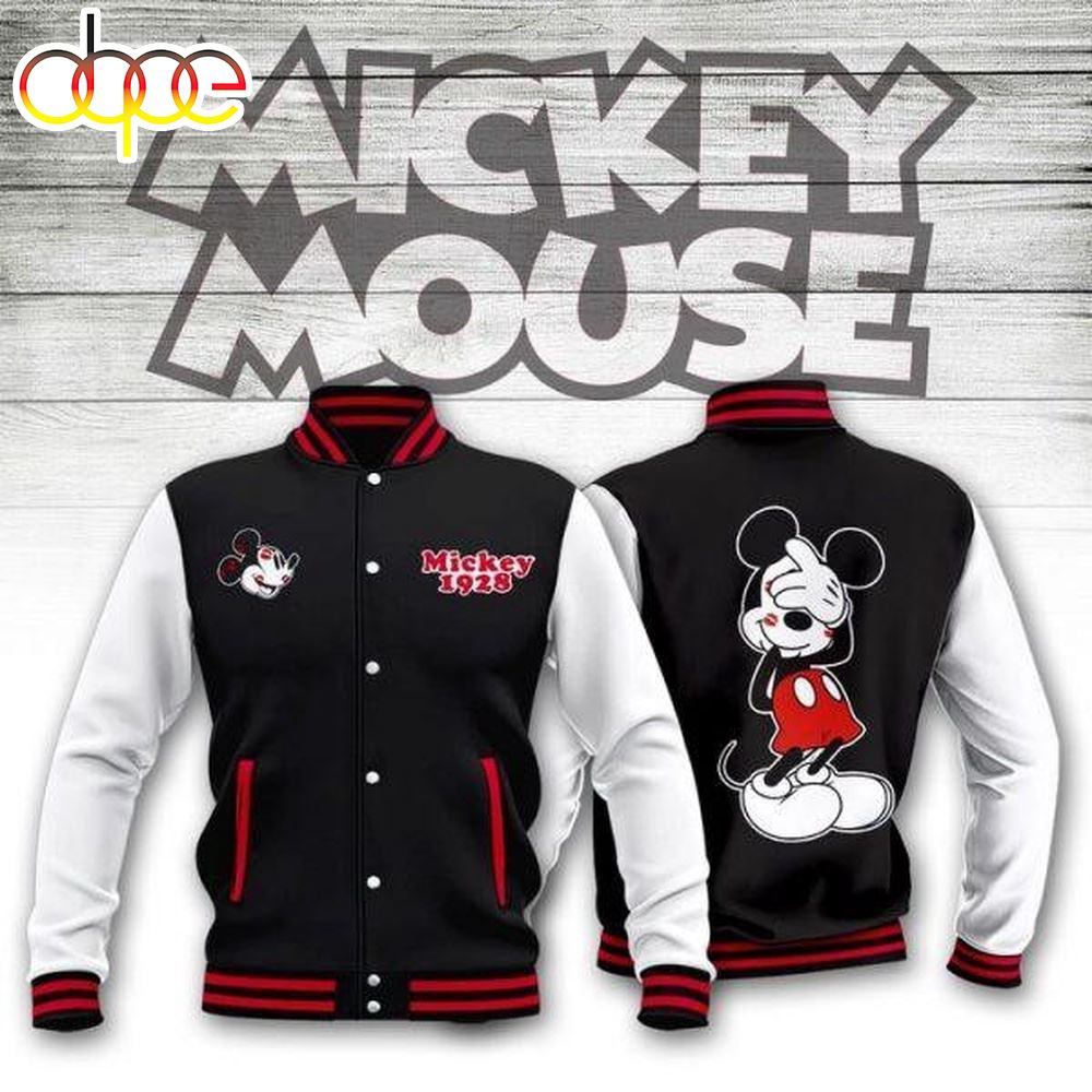Mickey Mouse Disney, Mickey Baseball Jacket