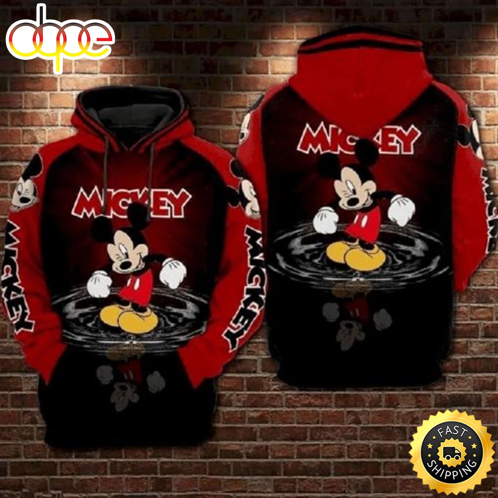 Mickey Mouse All Over Print 3d Hoodie