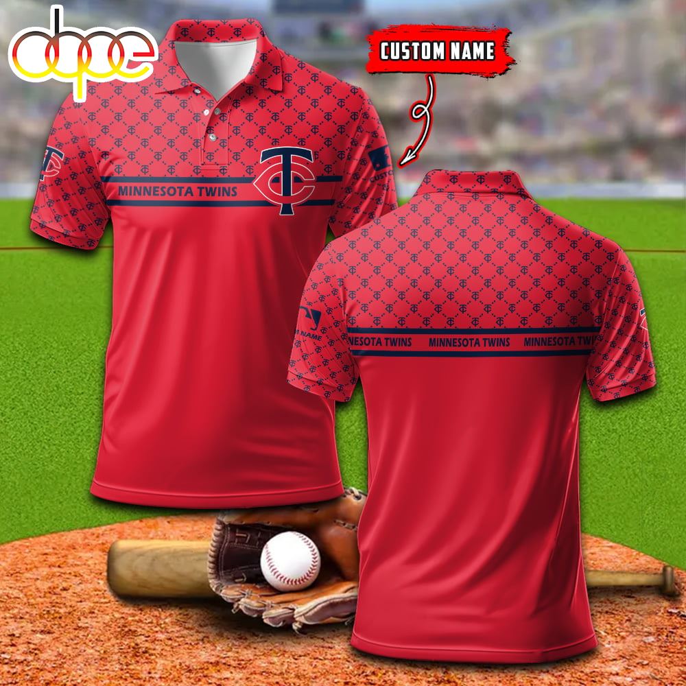 Minnesota Twins Custom Name Sports For Fan Polo Shirt