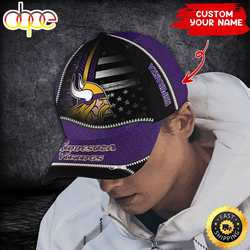 Minnesota Vikings Nfl-Personalize Cap Steel Style Trending Season