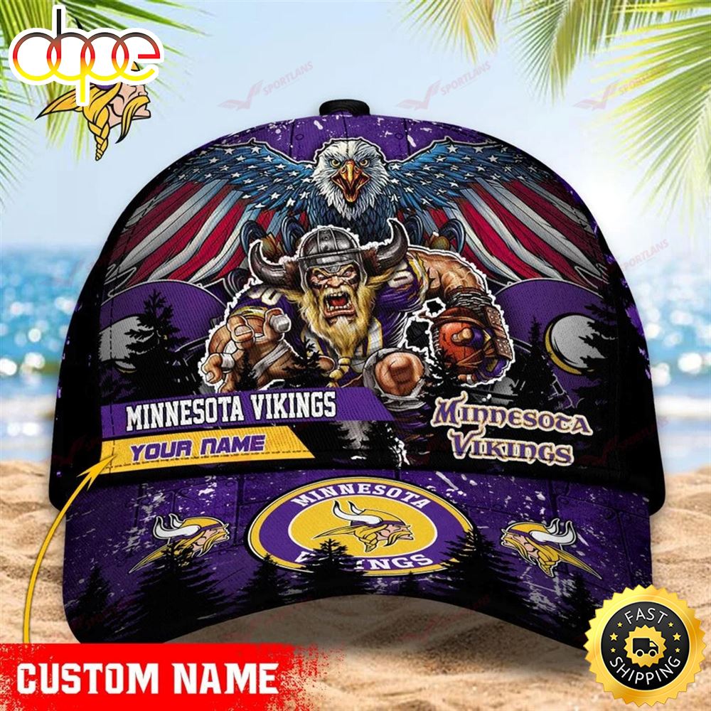 Minnesota Vikings Nfl Cap Personalized