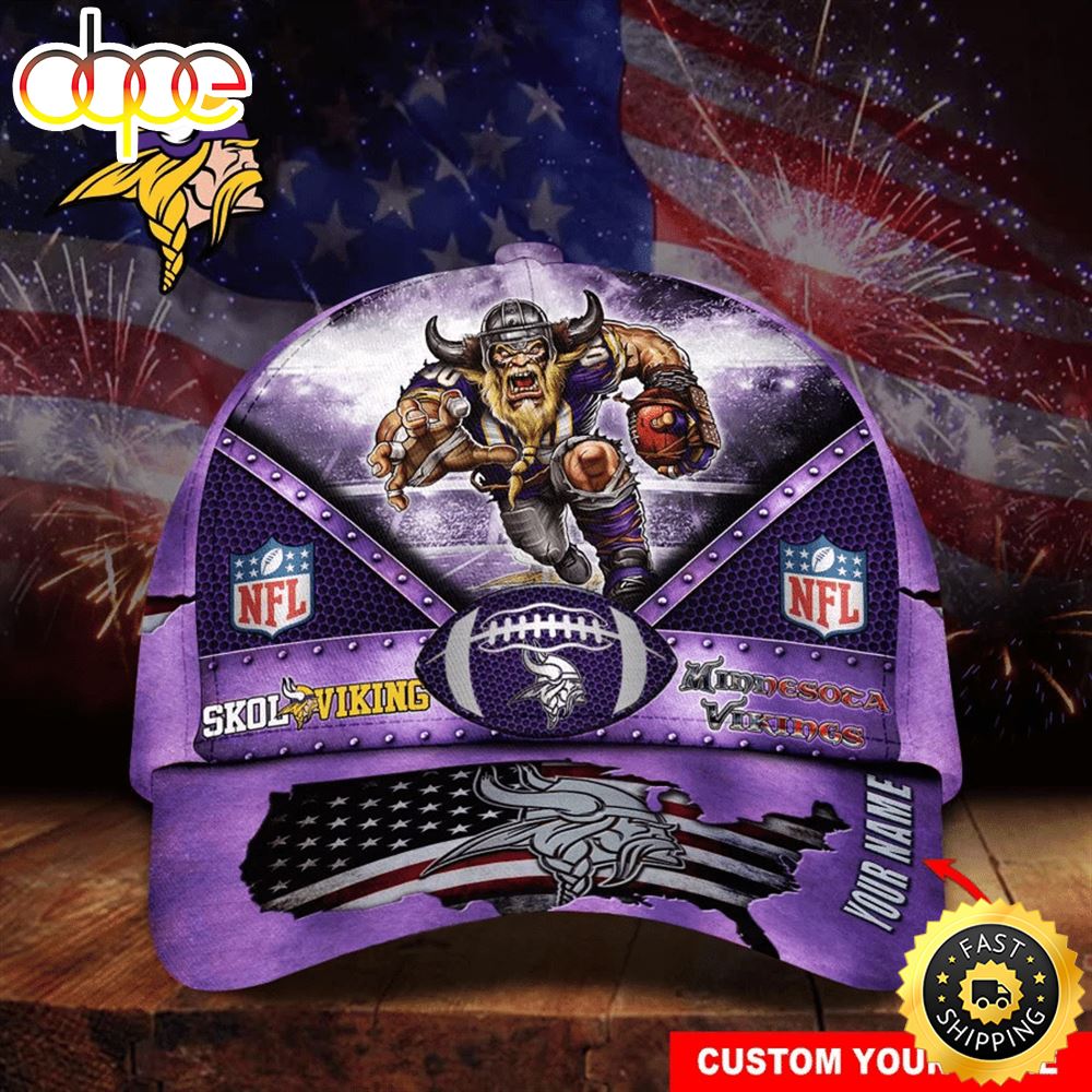 Minnesota Vikings Nfl Personalized Trending Cap Super Bowl