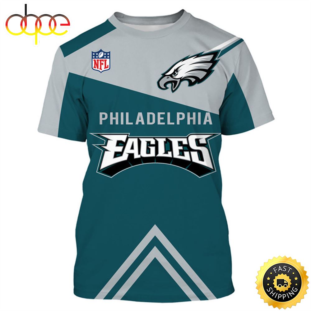 N.F.L.Philadelphia Eagles &amp; NFL Eagles Logo 3D T-shirt All Over Print Shirt