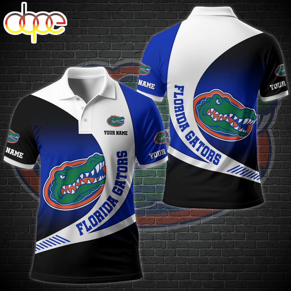 NCAA Florida Gators Team Polo Shirt Custom Your Name