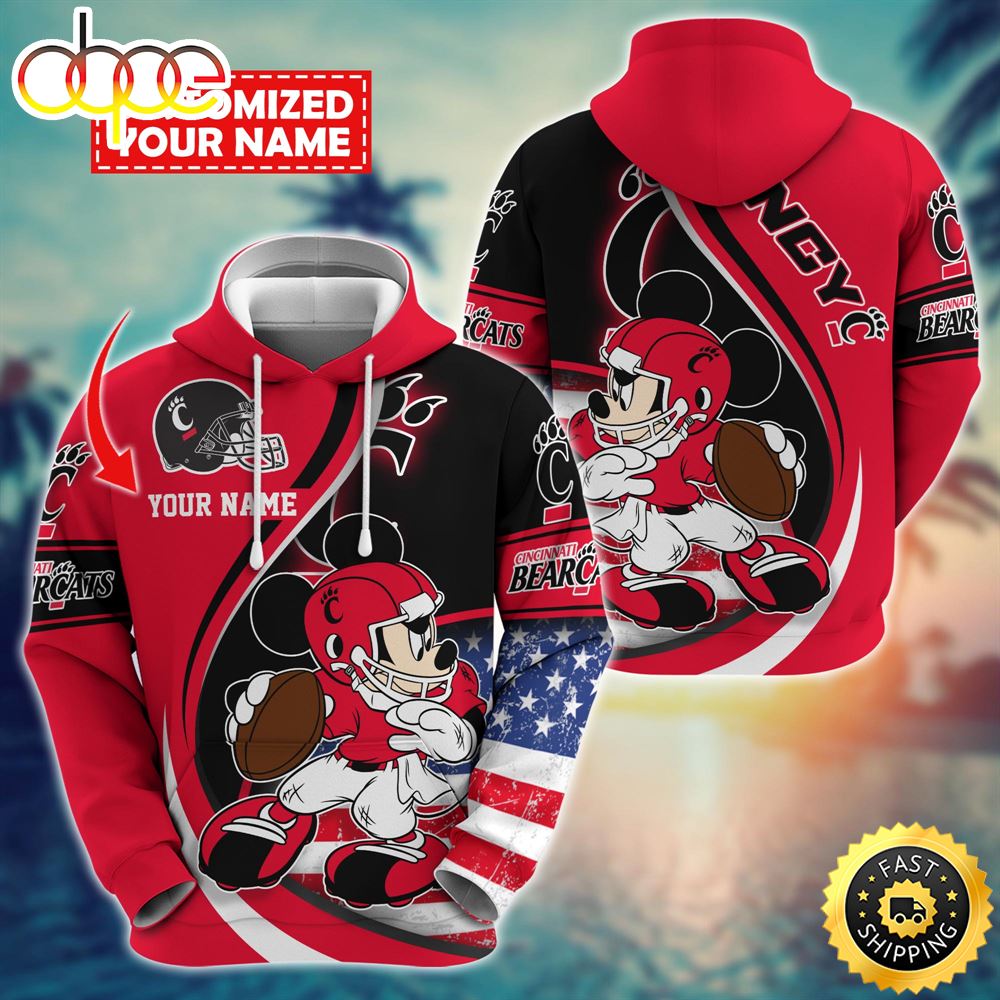 NCAA Cincinnati Bearcats Mickey Custom Hoodie Trending Shirt