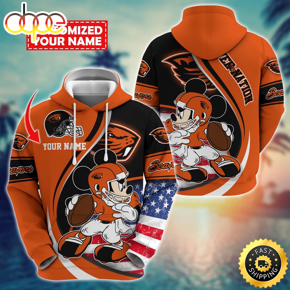 NCAA Oregon State Beavers Mickey Custom Hoodie Trending Shirt