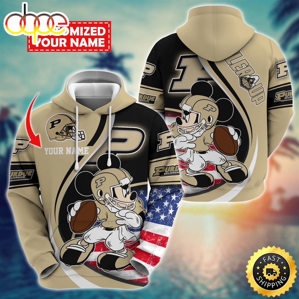 NCAA Purdue Boilermakers Mickey Custom Hoodie Trending Shirt