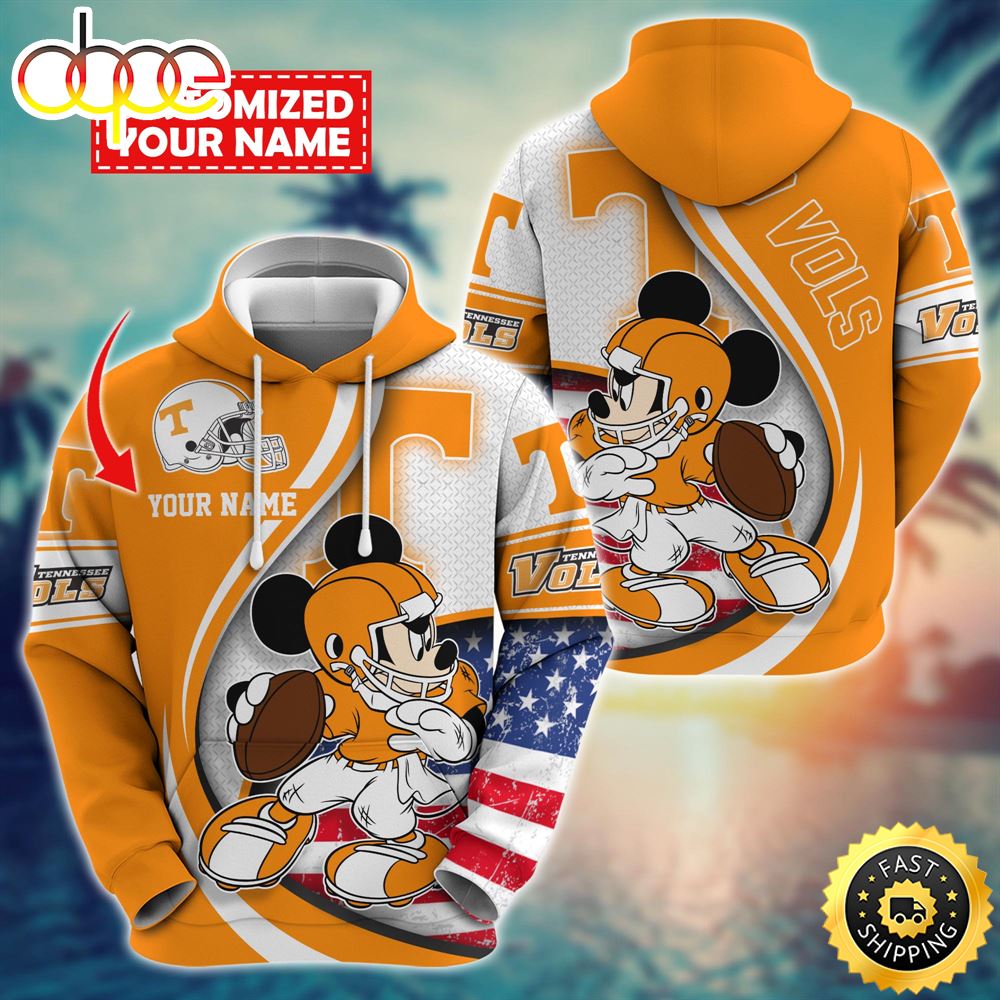 NCAA Tennessee Volunteers Mickey Custom Hoodie Trending Shirt