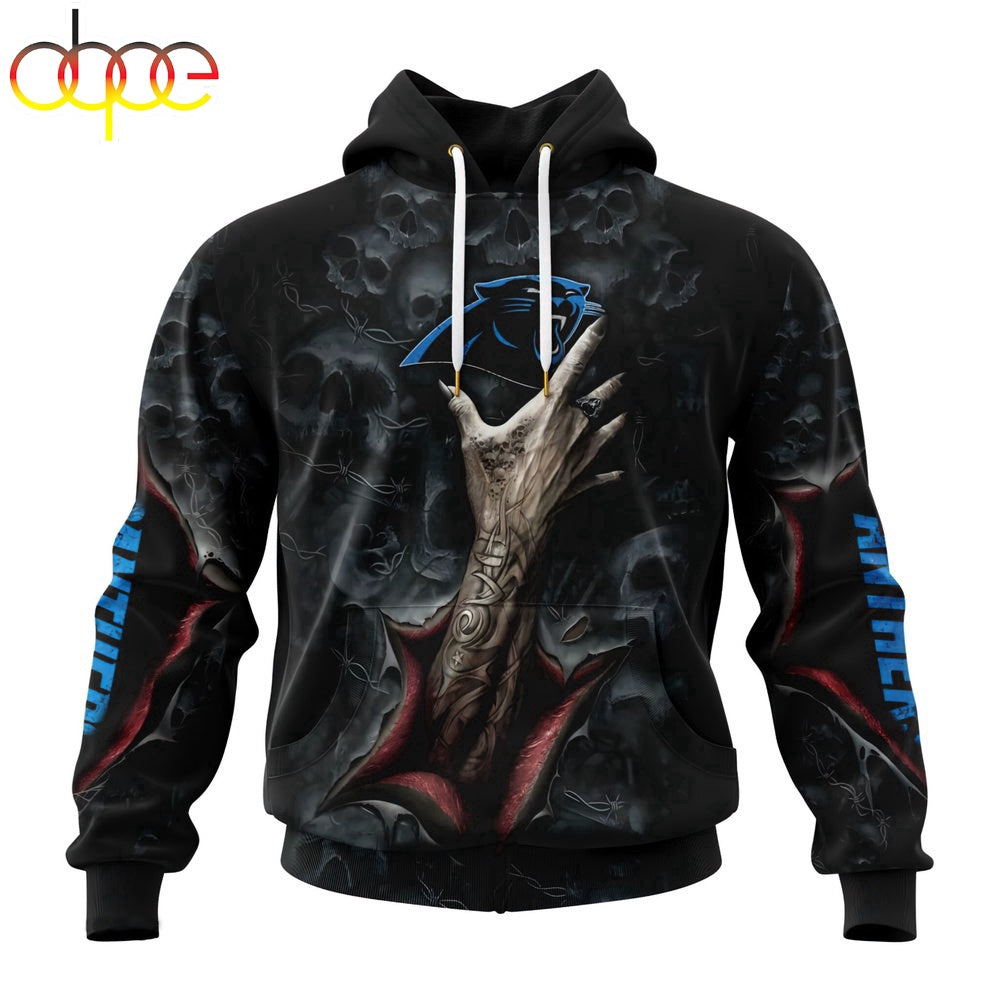 NFL Carolina Panthers All Over Print Hoodie Shirt Gift For Fans