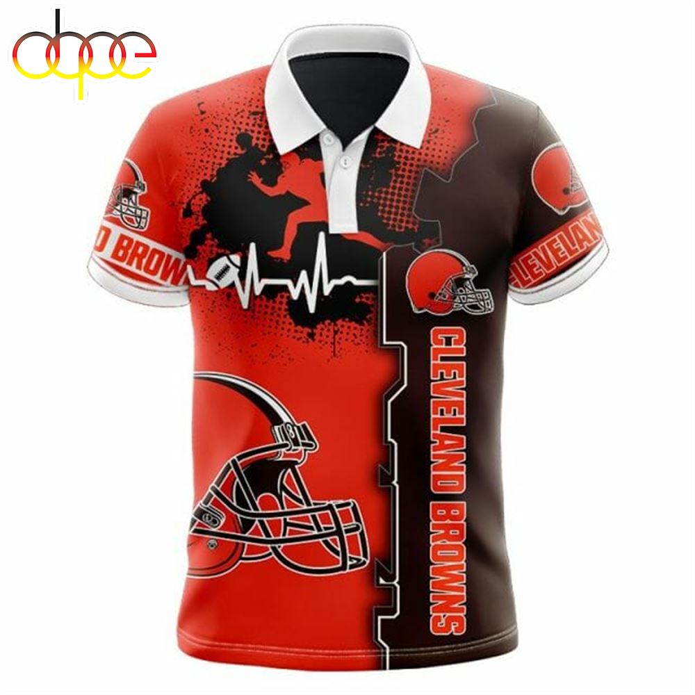 NFL Cleveland Browns Orange Polo Shirt