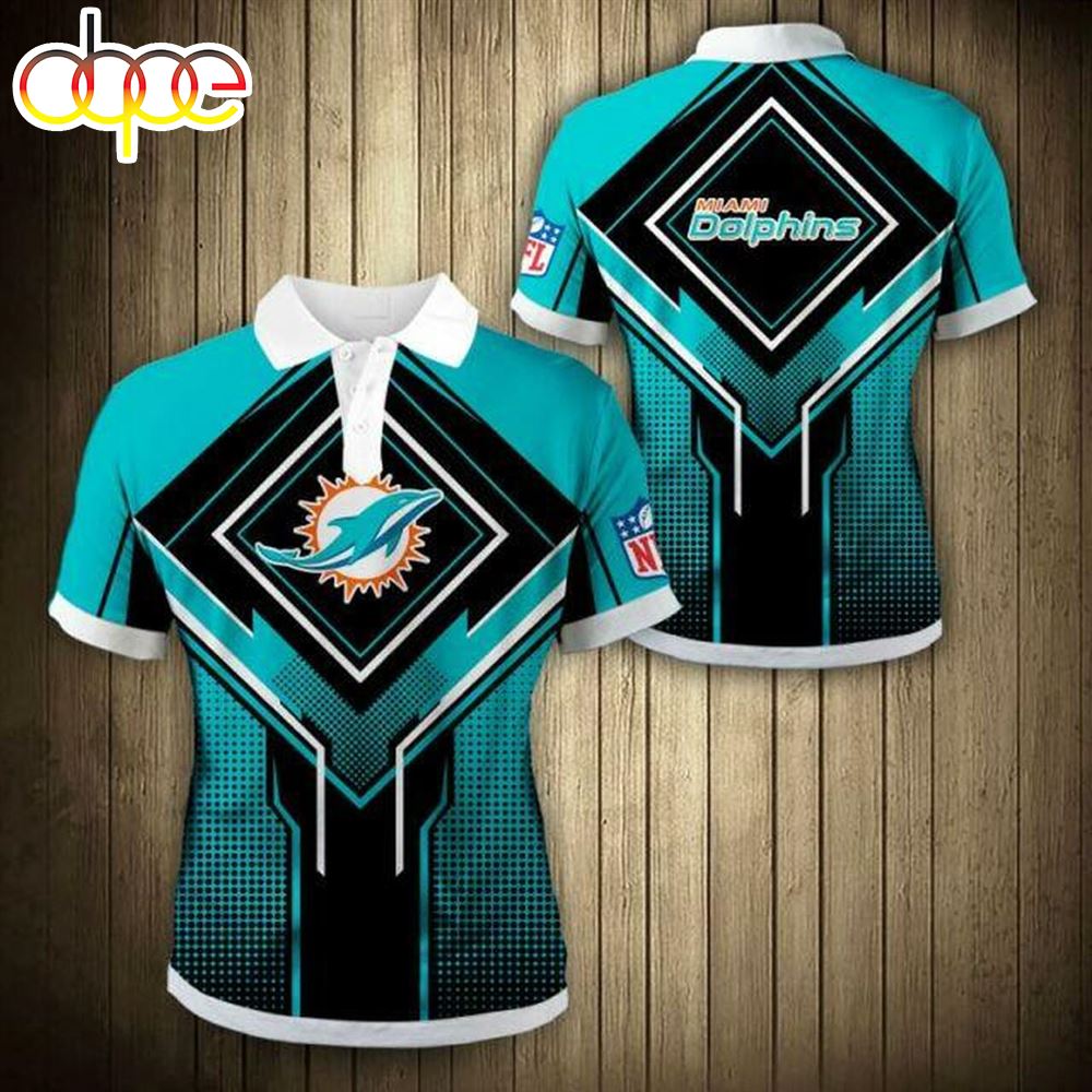 NFL Miami Dolphins Polo Shirt V14