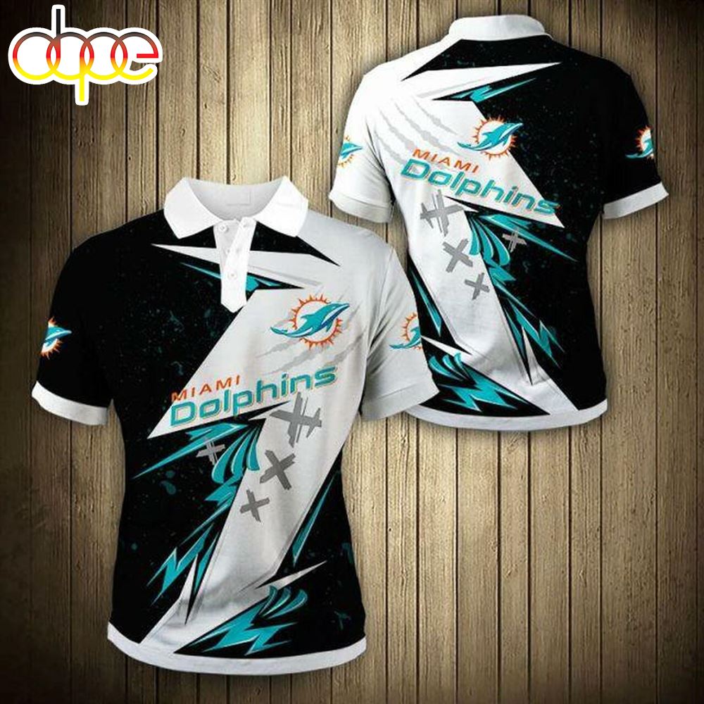 NFL Miami Dolphins Polo Shirt V5