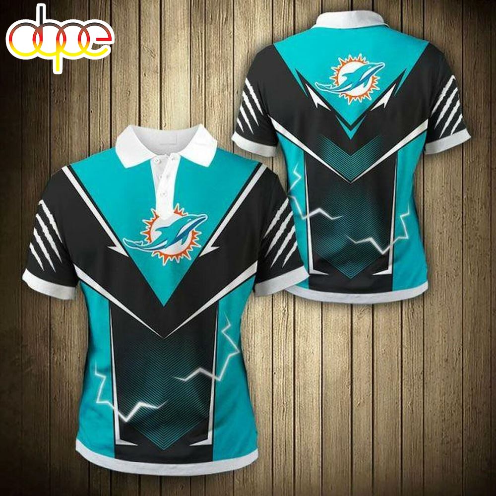 NFL Miami Dolphins Polo Shirt V8