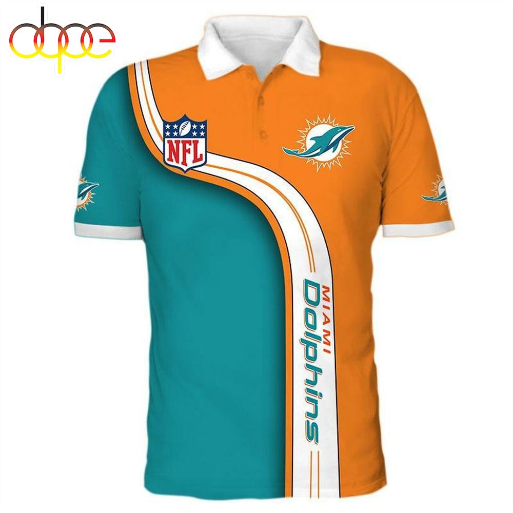 NFL Miami Dolphins Polo Shirt V9