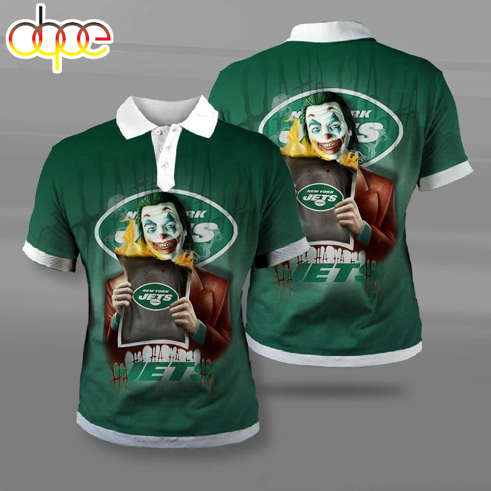 NFL New York Jets Joker Green Polo Shirt