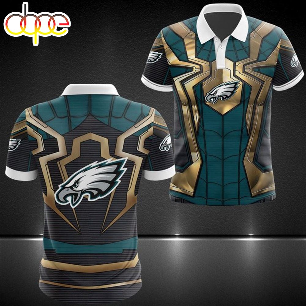 NFL Philadelphia Eagles Spider Man Polo Shirt