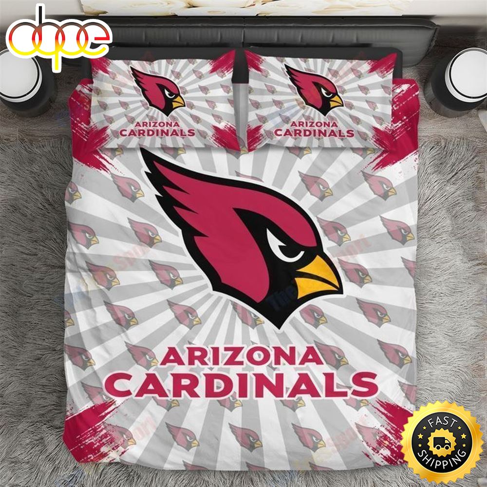 NFL Arizona Cardinals Bedding Set Duvet Cover Set Bedroom Set NFL Bedding Set