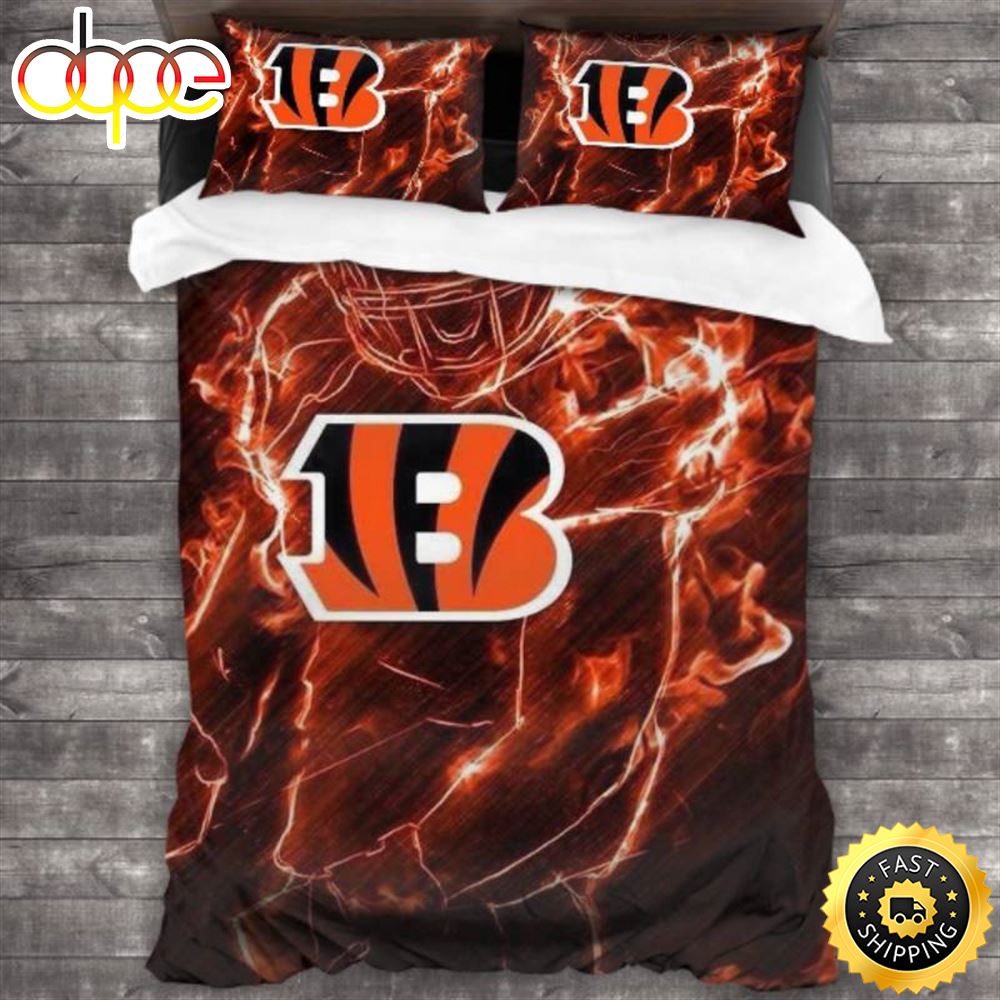 NFL Cincinnati Bengals Orange Bedding Set