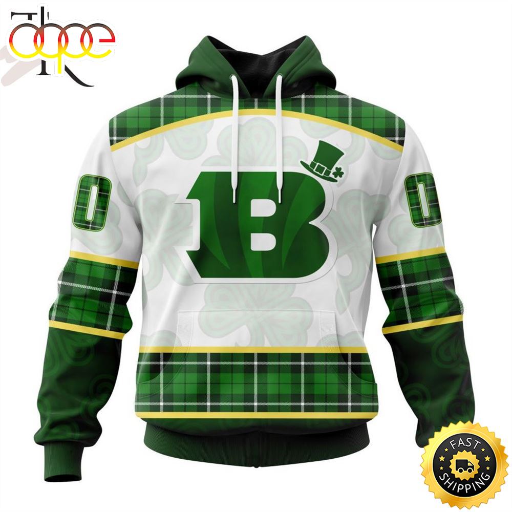 NFL Cincinnati Bengals Special Design For St. Patrick Day Hoodie