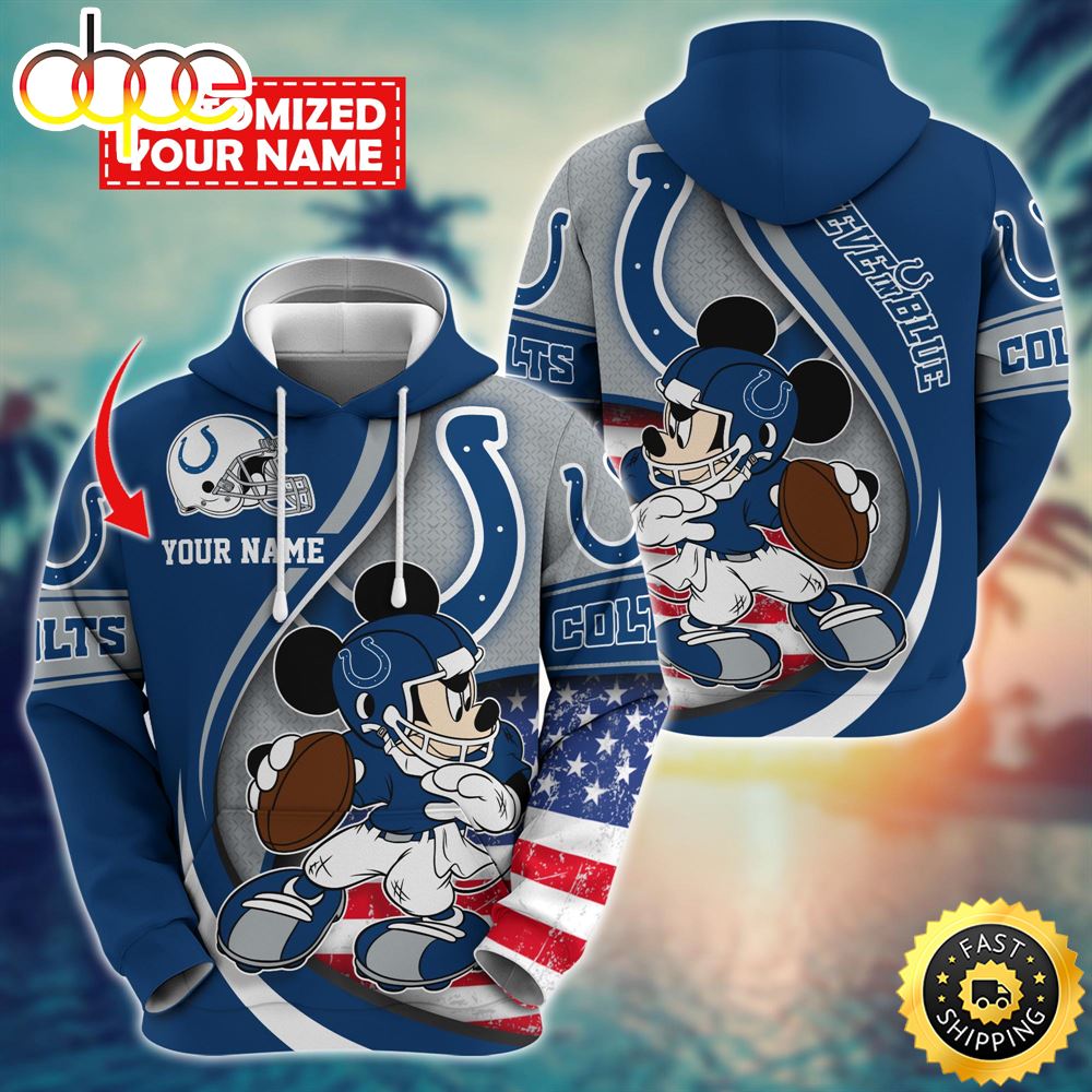NFL Indianapolis Colts Mickey Custom Hoodie Trending Shirt